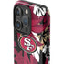 NFL San Francisco 49ers Tropical Print iPhone 16 Pro Impact Case